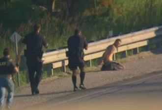 男子涉嫌枪击兄弟并劫车伤人 高速路上被警追击