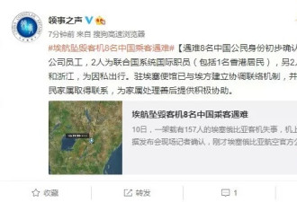 22岁女生埃航空难罹难！中方遇难人员身份披露