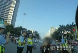 女子抗拒交警执法 被问身份自称"你姑奶奶"