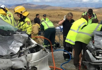 5名中国游客新西兰自驾游遇车祸，酿成3死2伤