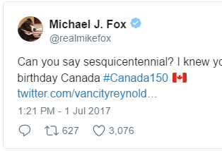 众星发推共庆加拿大日，川普不忘“套近乎”