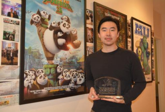 华裔小伙3000元制作影视短片 夺国际大奖