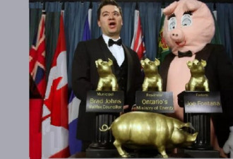 加拿大纳税人联盟颁金猪浪费奖 小杜鲁多获奖