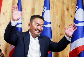 前柔道选手当选蒙古总统 攻击对手有中国血统