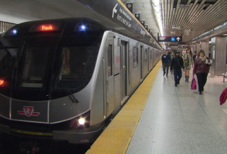 本周末多伦多地铁一号线一段因维修停运