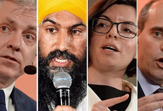 NDP党领竞选辩论：碳税、养老金、公共安全