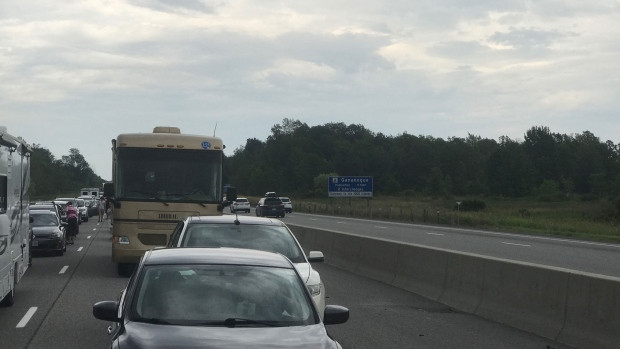 Highway 401 collision