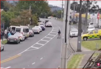 奥克兰枪声响起，新西兰武装警察分队出动封街