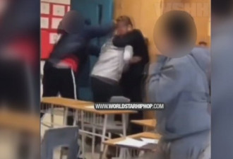 多伦多两名13岁学生袭击老师