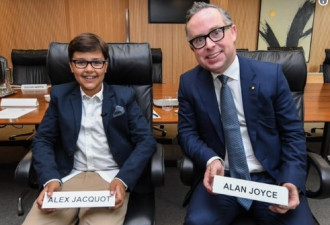 10岁男孩要开航空公司，澳航CEO与他签协议