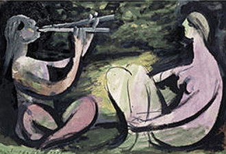 毕加索画拍出30万欧元 用中国水墨创作
