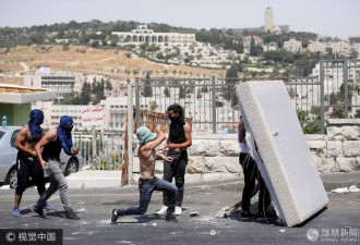 加装安检器引爆耶路撒冷 巴以爆发激烈冲突