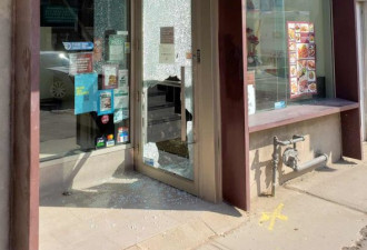 多伦多两家华人店被砸！iMac被扛走