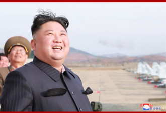 金正恩突击视察空军部队，朝鲜战斗机近景曝光