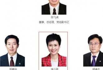 履新2年后 红色公主李小琳职位暗降到了第4位
