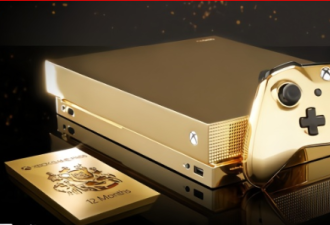 金光闪闪！ 微软打造出24K黄金Xbox
