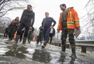 洪灾：魁省2300座房子被淹 1500人撤离