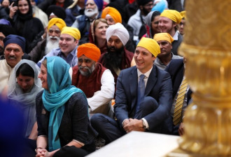 印度部长怒斥加拿大总理杜鲁多向选民叩头