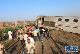 埃及火车相撞49人遇难 原因为司机没看到信号