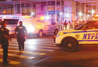 纽约3起华裔遭锁喉抢劫案 警方通缉非裔嫌犯