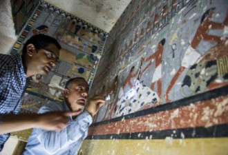 考古重大发现，埃及第五王朝古墓出土