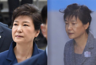 朴槿惠第56次受审 未戴发卡白发风中凌乱