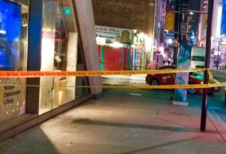 市中心央街发生伤人案 两名男子被刺受伤