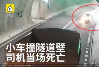 开车玩手机30次，女司机不慎撞上隧道壁身亡！