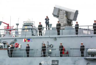 中国海军阅舰式前 万吨大驱航行画面首度公开