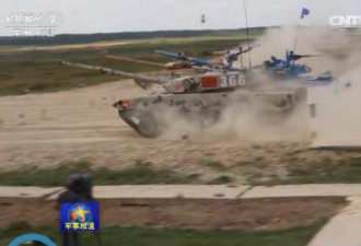 坦克两项半决赛：解放军抓住印军失误 瞬间超越