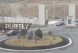 金普会在即 俄媒拍到朝鲜代表团抵达俄画面