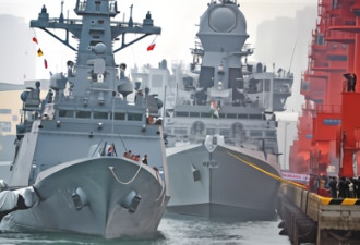 庆祝中国海军成立70周年 16艘国外舰已抵青岛