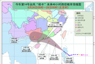 台风“帕卡”逼近！时隔4天再袭广东