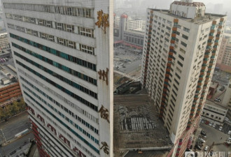 郑州“纸片大楼” 建于90年代