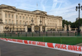 男子在英国白金汉宫外挥舞长剑袭警被捕