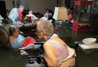 美国12年最强飓风后,这张养老院照片火了