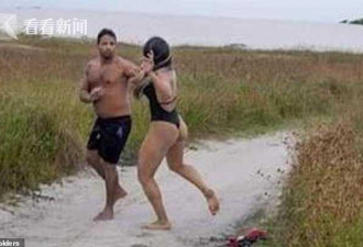 格斗女选手拍泳装写真遭猥亵 一顿拳痛打男子