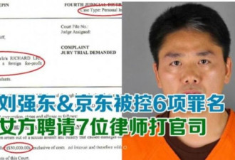 起诉刘强东的女留学生只要5万块 已请7位律师