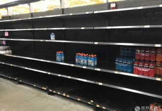 12年来最强飓风来临前的美国 超市一扫而空