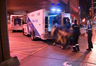 多伦多市中心伤人案 一名男子被刺受伤