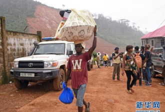 塞拉利昂泥石流已致499死 救援队寻遗体