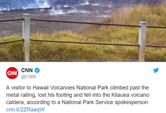 美国男子摔落悬崖掉进活火山，下场惊呆众人…