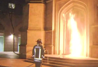 多伦多170年老教堂外被人纵火