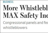波音承认全部MAX机型警报未激活，CEO被质问