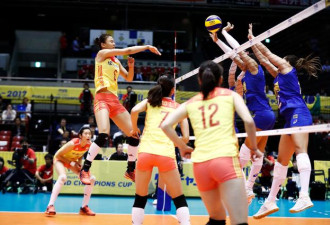 中国女排3-2胜巴西队,迎大冠军杯两连胜