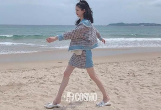 江疏影的百元A字裙能让我秒变腿精少女？能！