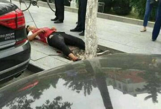 北京男子走在路边 胸口莫名中40厘米“长箭”