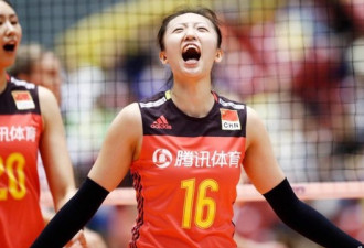 女排冠军杯-中国3-1逆转美国 朱婷21分