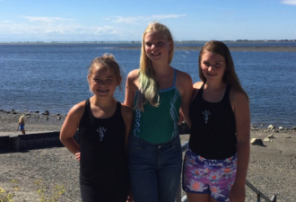 自古英雄出少年 加拿大三名美少女勇救落水者