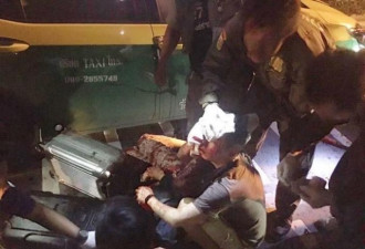 2名中国游客在泰国遭劫 竟被砍成重伤
